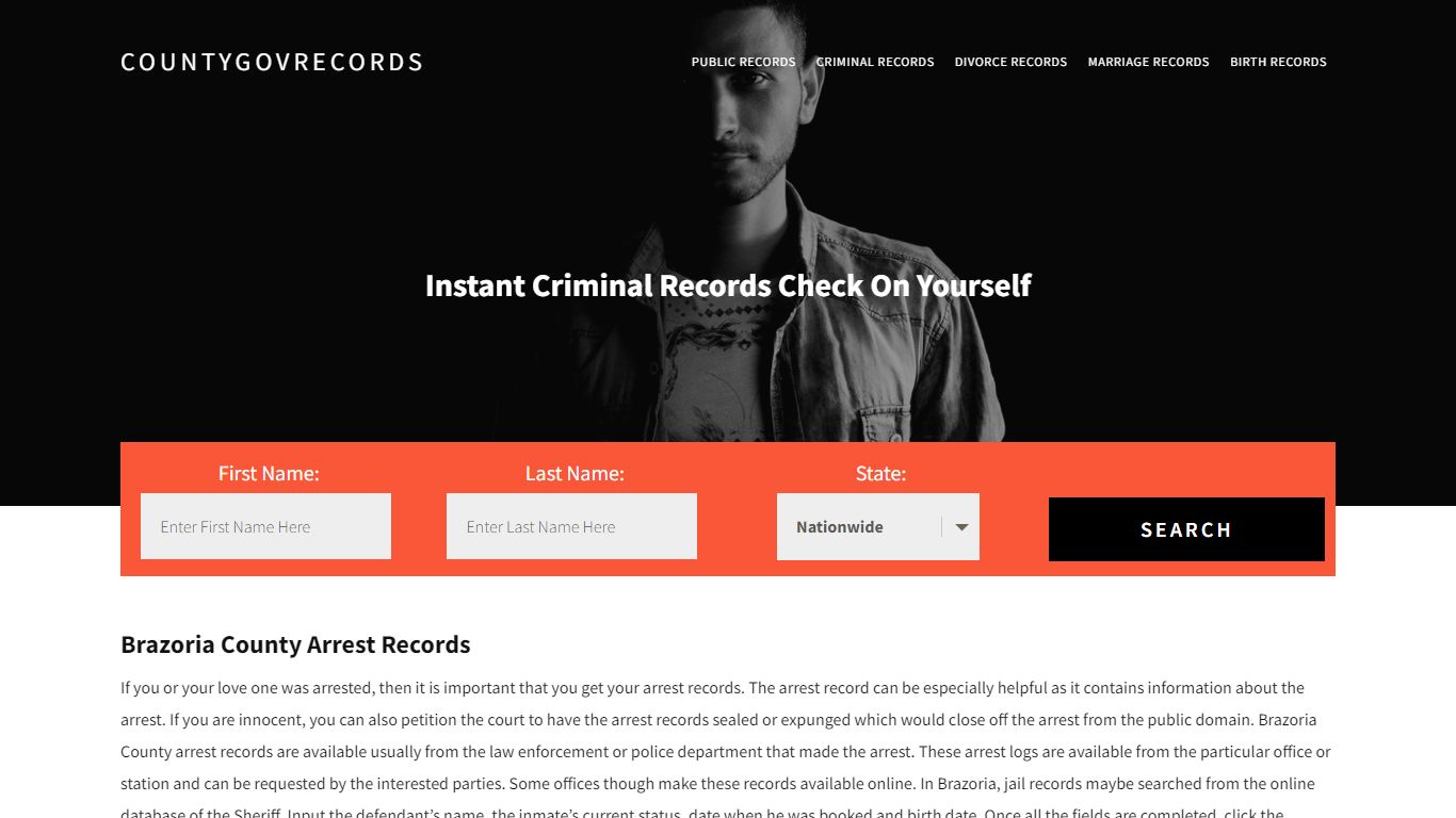 Brazoria County Arrest Records | Get Instant Reports On People